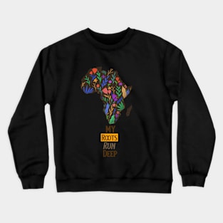 Black history month heritage design Crewneck Sweatshirt